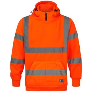 Bodyguard Workwear Hi Viz Orange Hoodie
