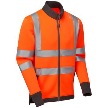 Leo Workwear Arganite EcoViz Air Layer Full Zip Sweatshirt - Image 2