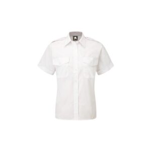 Orn Women's Short Sleeve Classic Pilot Blouse