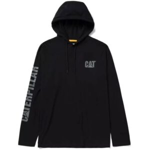 Caterpillar Hooded Long Sleeve Tee