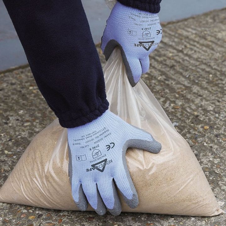 KeepSAFE Glove Latex Palm Coated Thermal 303004