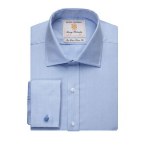 Brook Taverner Andora Classic Fit Long Sleeved Men's Shirt 100% Superfine Cotton