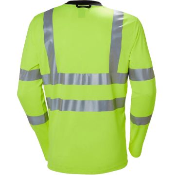 Helly Hansen Addvis Hi-Vis Long Sleeved T-Shirt - Image 2