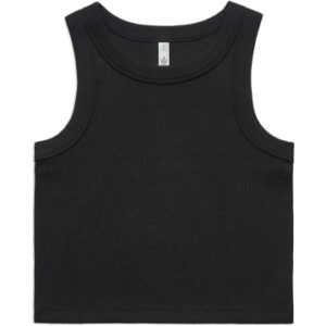 AS Colour Women's Organic Rib Crop Tank