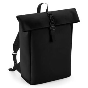 Bagbase Matte PU rolltop backpack