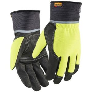 Blaklader Hi Vis PU Work Glove Lined Touch (6 Pairs)