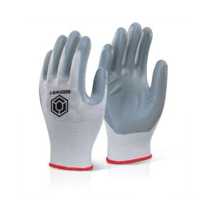 Beeswift Nitrile Foam Poly Glove