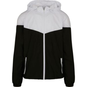 Build Your Brand Two-tone tech windrunner jacket