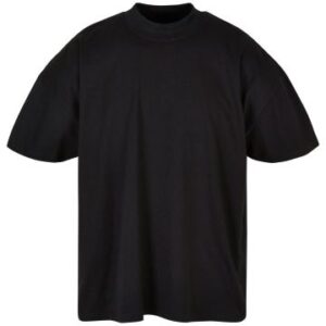 Build Your Brand Oversized mock neck tee