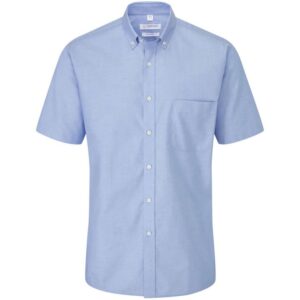Disley Bray Short Sleeve Oxford Shirt With Button Down Collar