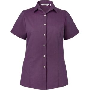 Disley Ladies Clare Short Sleeve Tailored Fit Blouse