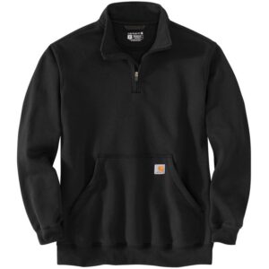 Carhartt Men's Quarter Zip Mock Neck Sweatshirt