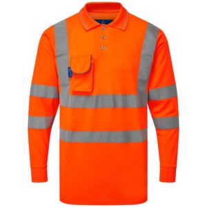 Bodyguard Workwear Activewear Long-Sleeve Polo Shirt