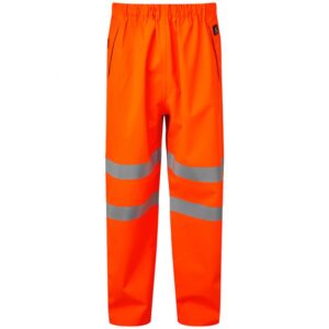Bodyguard Workwear Gore-Tex Hi-Vis Storm Overtrousers - Rail Compliant - Unisex