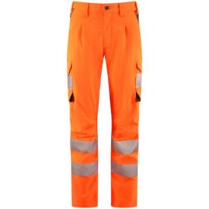 Leo Workwear Winswell Ecoviz Women's Lightweight Polyester Stretch Hi Vis Cargo Trouser