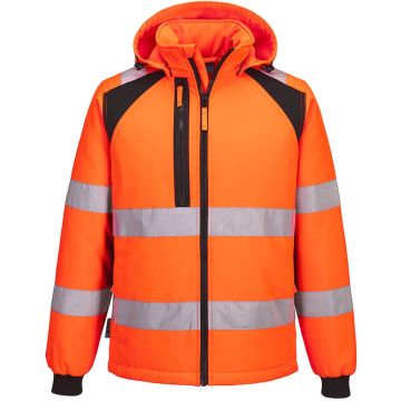 Portwest WX2 Eco Hi-Vis Padded Softshell Two Layer Jacket