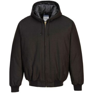 Portwest Duck Quilt Lined Hooded Jacket