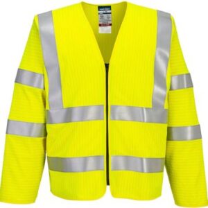 Portwest Bizflame Hi-Vis FR Long Sleeve Zip Vest