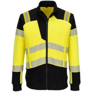 Portwest PW3 Modaflame Knit Hi-Vis FR Full Zip Sweatshirt