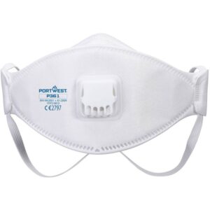 Portwest Trifold Valved Dolomite FFP3 Respirator (Pack of 10)