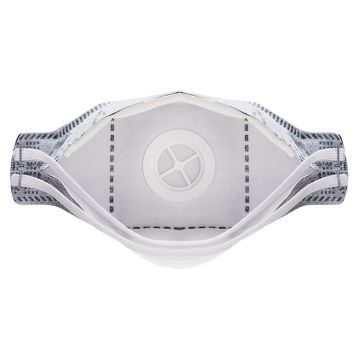 Portwest EAGLE FFP3 Valved Carbon Fold Flat Respirator (Pack of 10) - Image 2