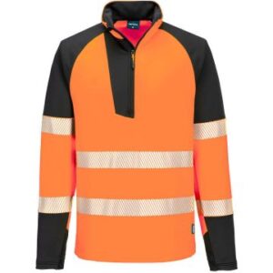 Portwest PW3 Hi-Vis 1/4 Zip Sweatshirt