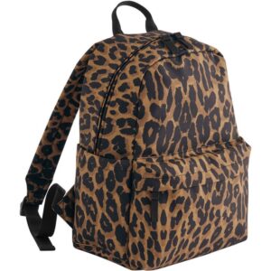 Bagbase Leopard Print Mini Backpack