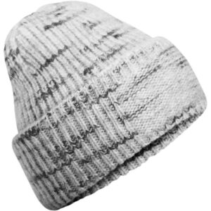 Beechfield Chunky Knit Reverse Patch Beanie