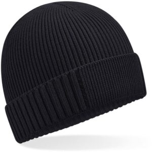 Beechfield Organic Cotton Engineered Patch Beanie