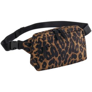 Bagbase Leopard Print Cross-Body Bag