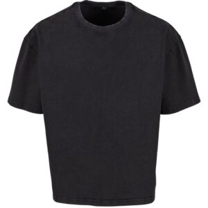Build Your Brand Vintage Cropped Heavy Oversized Tee