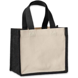 Nutshell 14L Jute Canvas Panel Shopper
