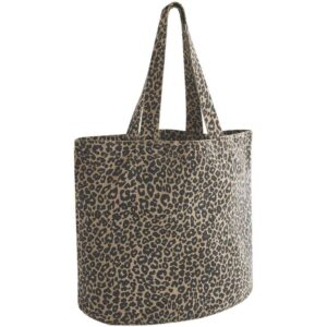 Westford Mill Leopard Print Canvas Shopper