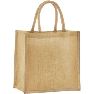Westford Mill Natural Starched Jute Mini Gift Bag
