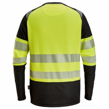 Snickers High-Vis Class 1 Long-Sleeve T-Shirt - Image 2