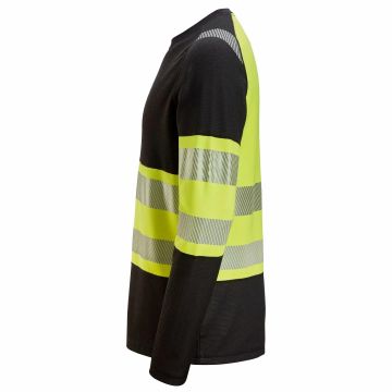 Snickers High-Vis Class 1 Long-Sleeve T-Shirt - Image 3