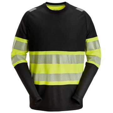 Snickers High-Vis Class 1 Long-Sleeve T-Shirt