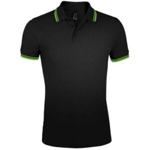 Sol's Pasadena Tipped Cotton Pique Polo Shirt