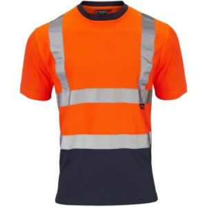 Supertouch Hi-Vis 2 Tone Orange T-Shirt