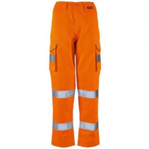 Supertouch Ladies Hi Vis Orange Hana Combat Trouser