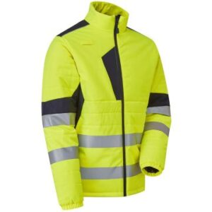 Supertouch Hi Vis System Eco Two Tone Yellow Thermal Baffle Jacket