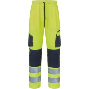 Supertouch Hi Vis System Eco Two Tone Stretch Jogger Yellow Trouser