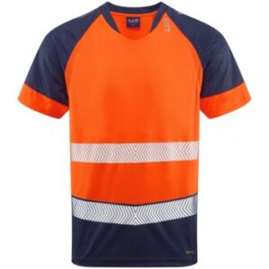 Leo Workwear Forda EcoViz Performance+ Dual Colour T-Shirt