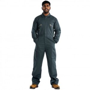 Unbreakable Zipped Coverall Green