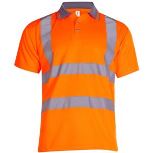 Uneek Hi Viz Short Sleeve Polo Shirt