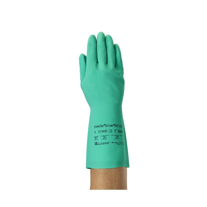 Ansell 37-675 Solvex 330mm Nitrile Lined (4111X) Cut 1