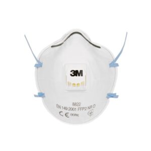 3M 8822 FFP2S Valved Dust/Mist Mask (Box 10)