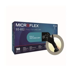 Ansell 93-852 Microflex Nitrile Disp Gloves 100/Pack