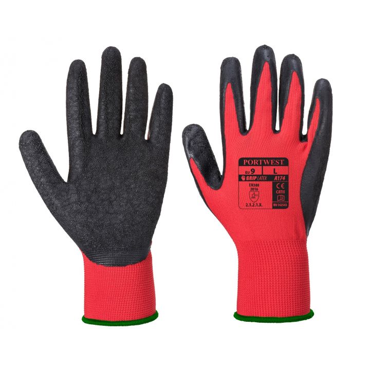 Portwest Flex Grip Latex Glove (Pack Of 12)
