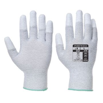 Portwest Antistatic PU Fingertip Glove (Pack Of 12)